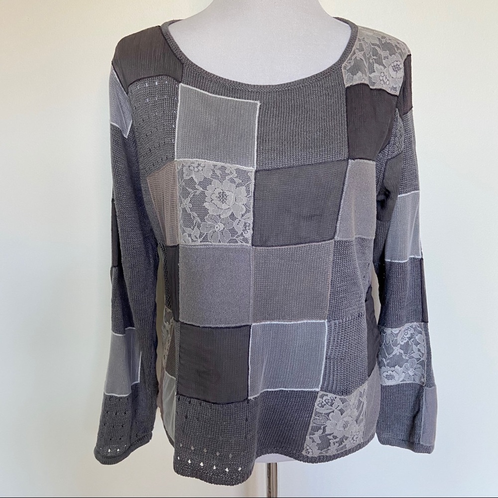 🌿J.jill gray sweater
